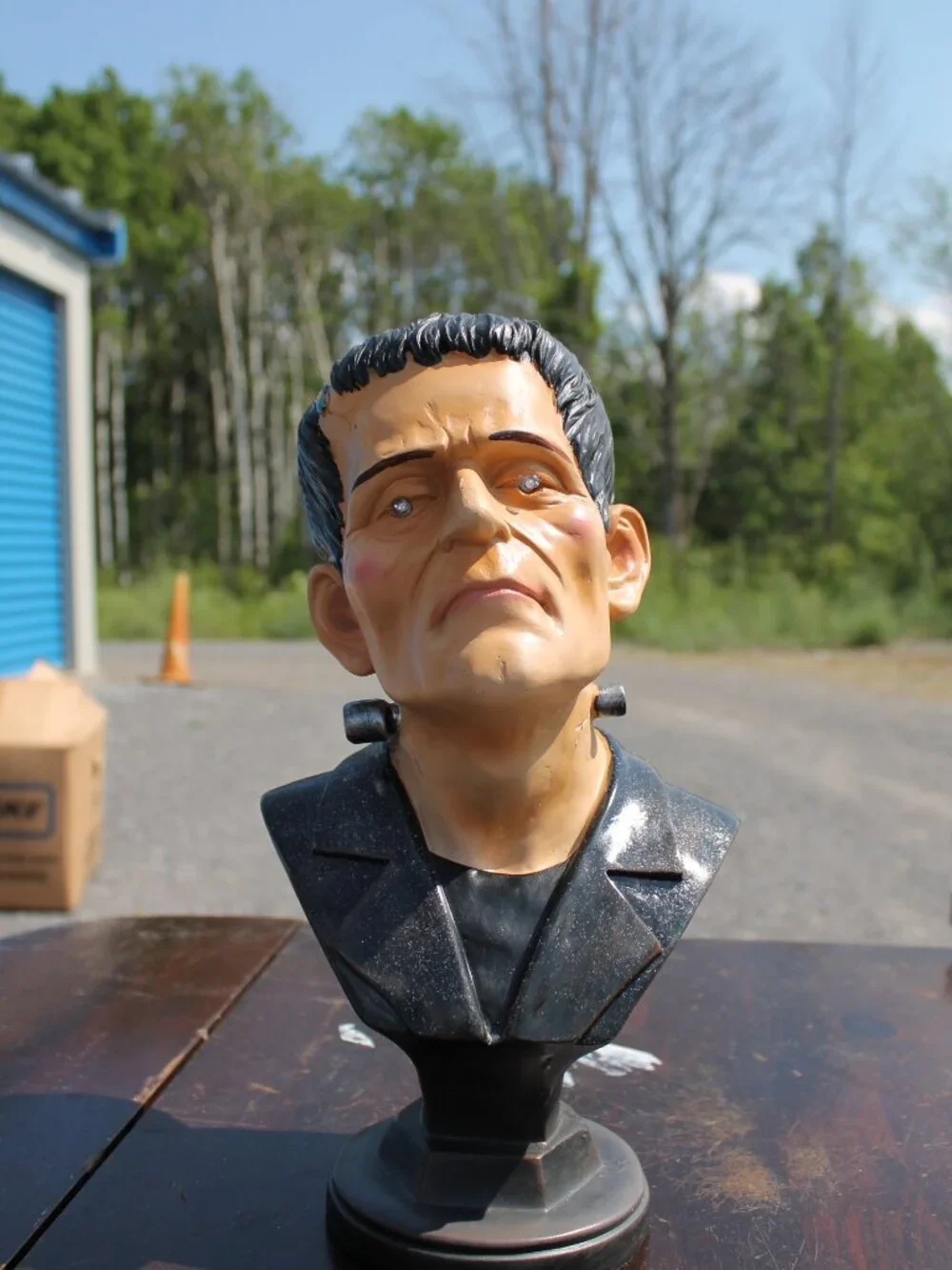 Frankenstein and Bride of Frankenstein Busts